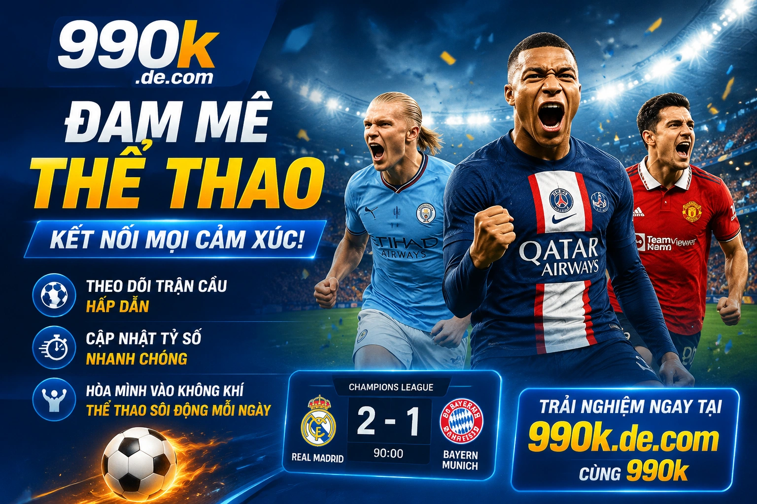 990K mobile app giao diện