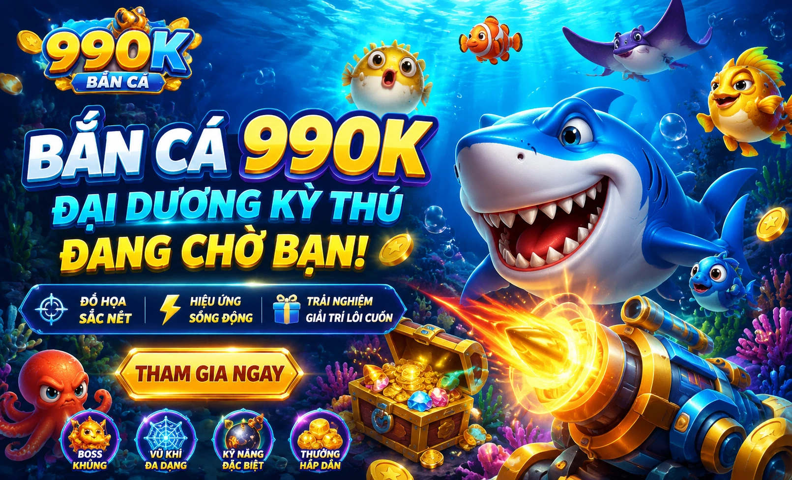 Bắn Cá 990K banner